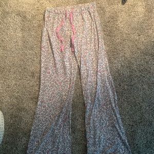 VS leopard pajama pants